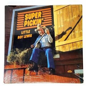 Little Roy Lewis Super Pickin' Gospel Bluegrass Country Album LP 1981 Banjo NM